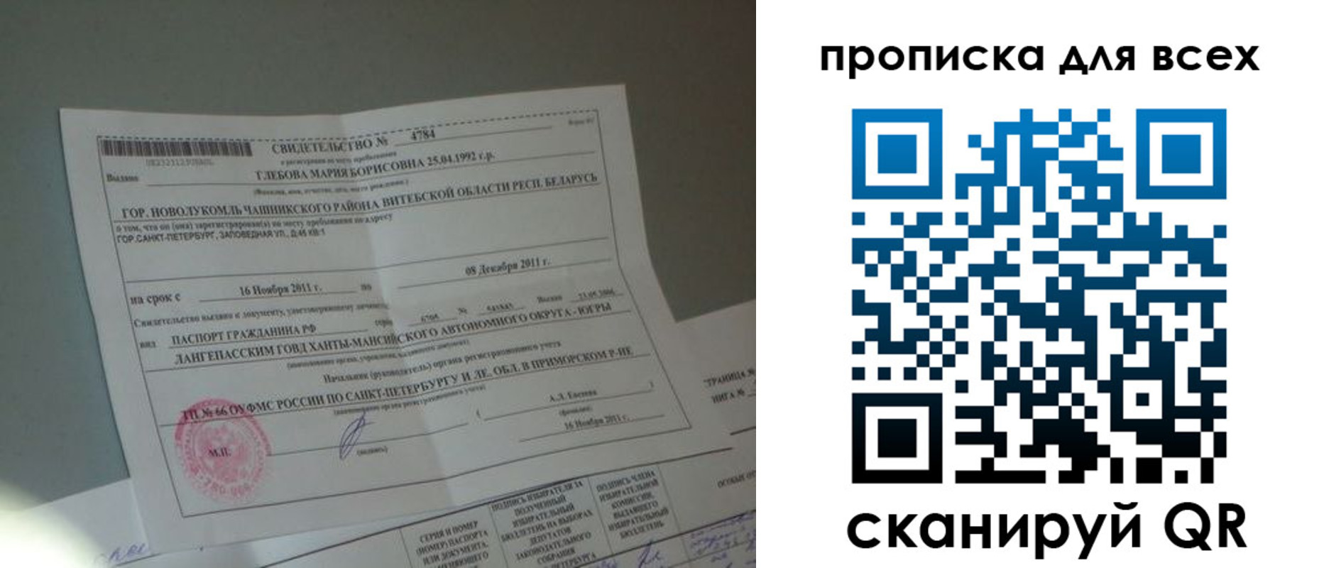временная регистрация для всех в Прохладном